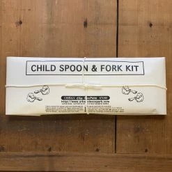 Urban Ole Ecopark Carving | Whittling | Craft 'Child Spoon & Fork' DIY Carving Kit - Cherry Wood