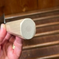 Wakui 240mm Gyuto Stainless Clad Shirogami 2 Migaki Warikomi Ho Octagonal