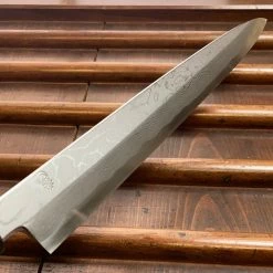 Sakai Kikumori'Kikuzuki Uzu' 300mm Yanagi - Aogami 1 - W/ Saya