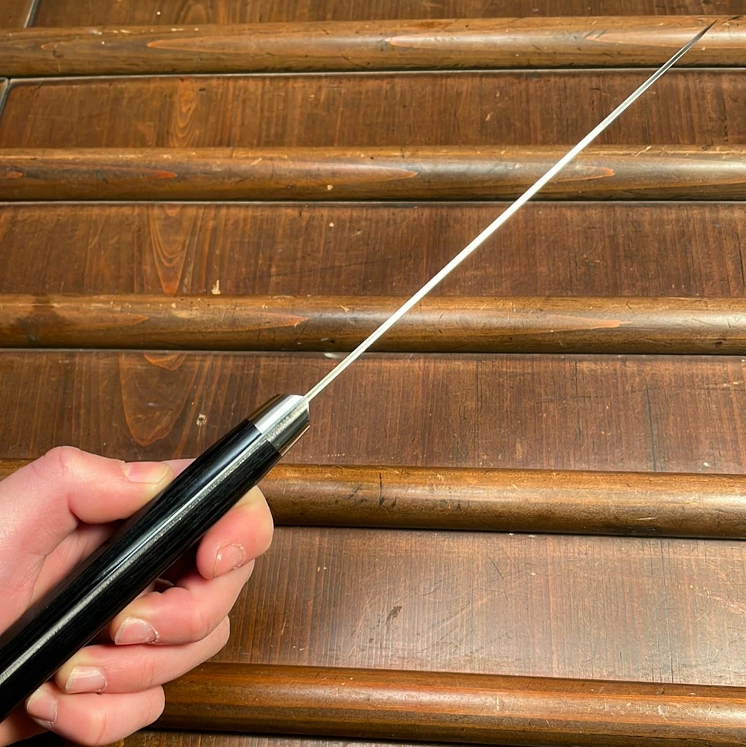 Hitohira T10 Migaki 170mm Santoku Pakka Handle