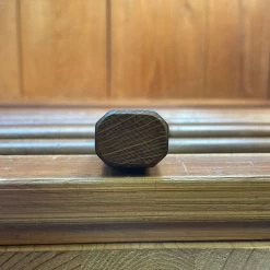 Fukui Hado Sumi 165mm Santoku Shirogami #2 Kurouchi Finish - Burnt Oak