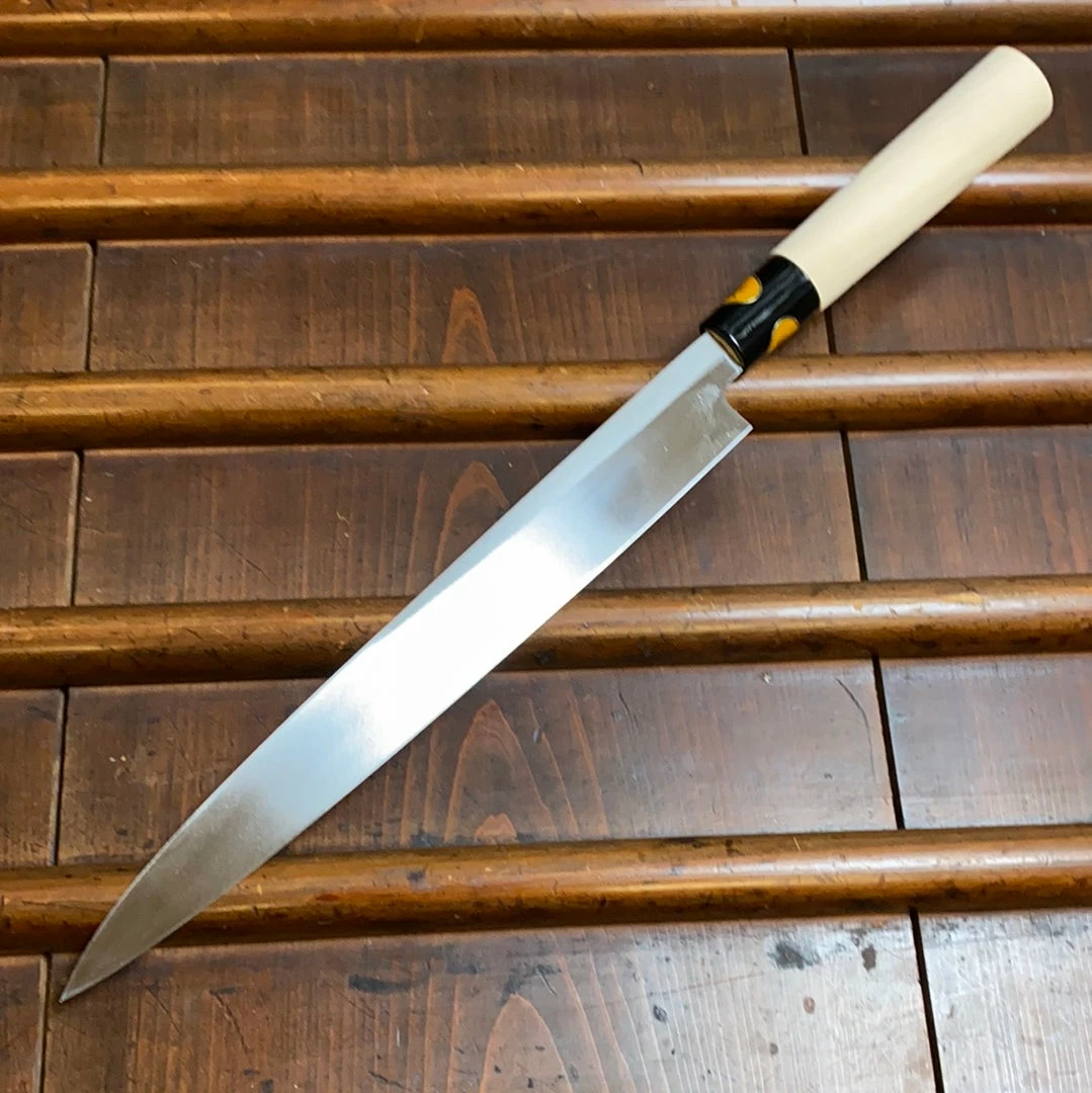 Maruyoshi Takehiro 240mm Yanagi Iron & SK Carbon Tool Steel PC Poplar