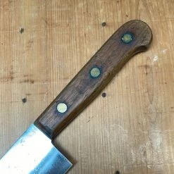 Bernal Cutlery American 11.75" Chef Knife Carbon Steel & Rosewood ~1930's-60's