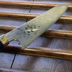 Hitohira Uki Sakura 240mm Gyuto Damascus Ebony Handle(Fusion)