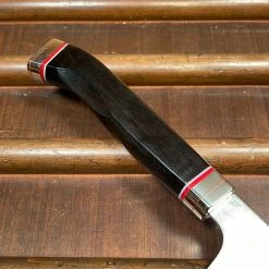 Hitohira Imojiya TH 240mm Gyuto VG10 Damascus Fusion Ebony Handle