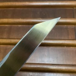 Hitohira Tanaka Manzo 300mm LEFTY Kiritsuke Yanagi Aogami 1 Damascus Ebony W/ Saya