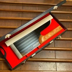 Hitohira Tsubaya Sobakiri 330mm Stainless Pakka Handle