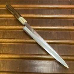Hitohira Tanaka Kyuzo 270mm Sujihiki Aogami 1 Migaki Ziricote Blonde