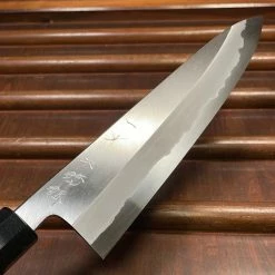 Hitohira Tanaka Kyuzo 240mm Gyuto Stainless Clad Aogami 1 Ziricote Handle