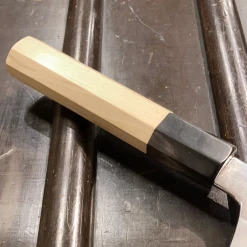 Sakai Kikumori'Choyo' 180mm Santoku Shirogami 2 W/ Saya