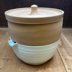 Table | Steak Millet & Hammer Terracotta / White Ceramic Microgreen Sprouter