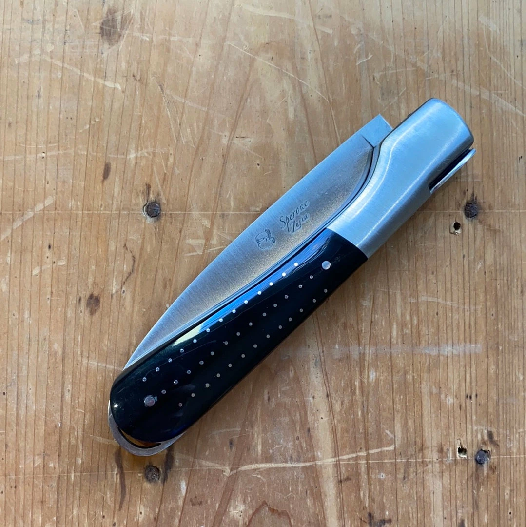 Fontenille Pataud Sperone 12cm '2013' Pinned Buffalo Horn Tip Lockback