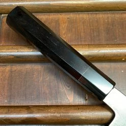 H&K Hatsukokoro Komorebi 180mm Santoku Aogami 2 Damascus Ebony Handle