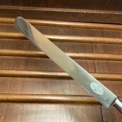 Bernal Cutlery Sabatier Trumpet / Ancien Maison 12โ Round Tip Carving Knife Stainless France 1950โs
