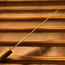 Hitohira Togashi 210mm Kiritsuke Gyuto Kasumi Stainless Clad Shirogami 1 Ebony Handle BLONDE Ferrule