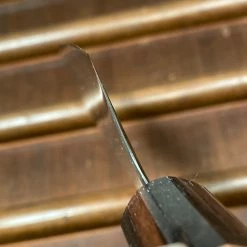 Hitohira Futana SB 170mm Bunka Aogami Super Migaki Cherry Wood