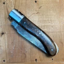 Fontenille Pataud'Laguiole Sport' 13cm - Damascus Walnut With Delicate