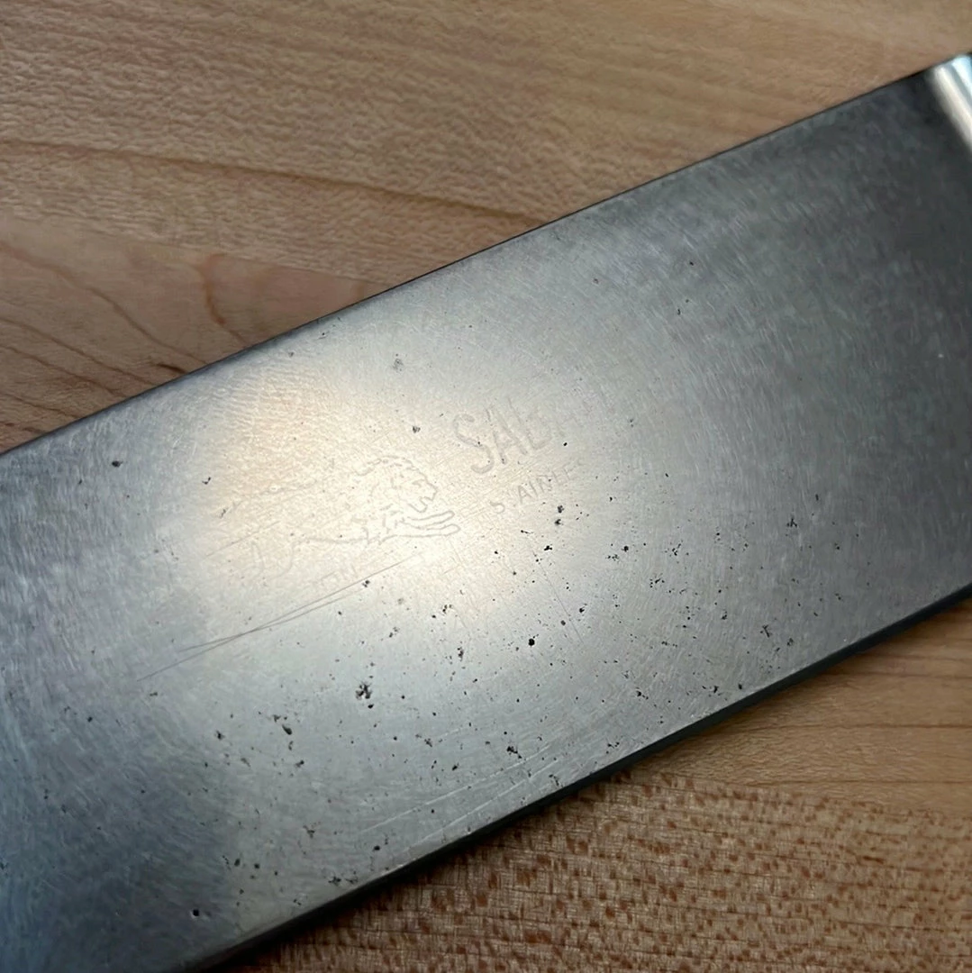 Bernal Cutlery The Vault Sabatier Lion 10" Chef Knife Stainless Steel Custom Macasser Ebony Handle