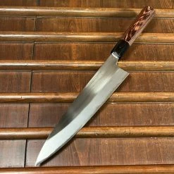 H&K Mazaki 240mm Gyuto Shirogami 2 Migaki Finish Wenge