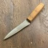 Bernal Cutlery The Vault Unmarked 5” Carbon Steel Hand Forged Skinning Knife Beech Handle 1890’s-1930’s