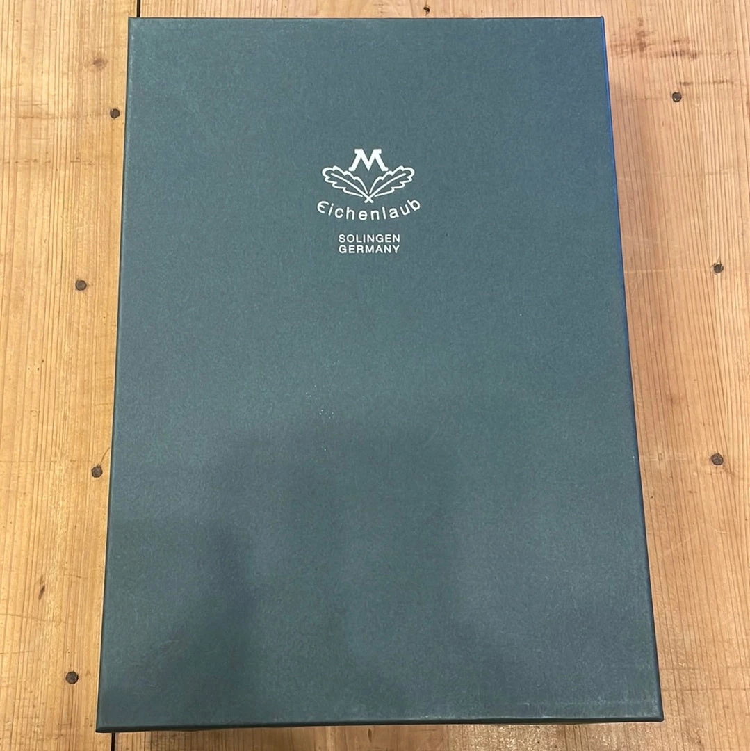 Eichenlaub Forged Tableware - Steak Knife Table Length- Walnut Matte - Set Of 6