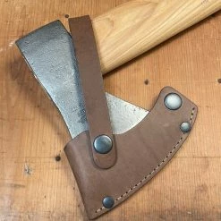 Adler - Canoe Axe In Red + Black W/ Sheath