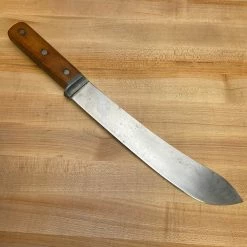 Bernal Cutlery Unmarked 10” Bullnose Scimitar Carbon Steel USA 1930’s-50’s