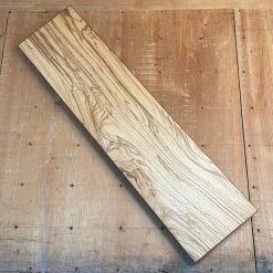 Knife En Place Heritage Quartersawn Zebrawood With Black Walnut - 19.25x4.75