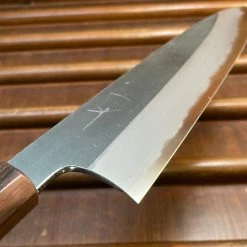 Hitohira Togashi 240mm Gyuto Aogami 2 Kurouchi Cherry Handle (Ebony End)