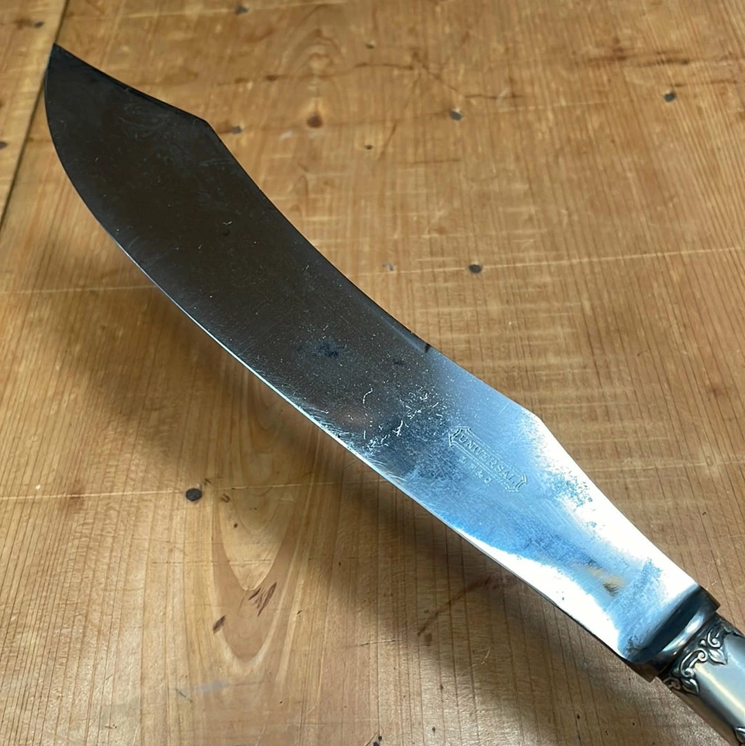 Bernal Cutlery Table | Steak LF&C Universal Carving Set Carbon Steel & Mother Of Pearl In Box Early 20th C 1909-