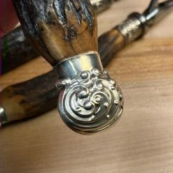 Bernal Cutlery SL&S Sheffield Ltd Cutlers Carving Set Carbon Steel & Stag ~1900-1920