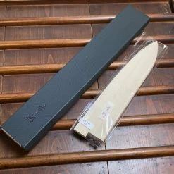 Konosuke Sanjo'YS' 240mm Wa Gyuto Semi Stainless Khii Enju W/ Saya - On Order