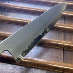 Hitohira Tanaka Kyuzo 240mm Gyuto Aogami 1 Damascus Ebony Handle (Fusion) The Vault