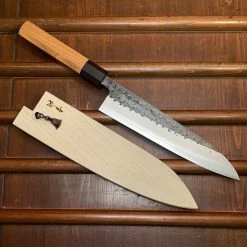 Konosuke Sanjo 'YS' 210mm Wa Gyuto Semi Stainless Khii Enju W/ Saya - On Order