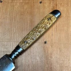 Bernal Cutlery H Boker / Wyeth Hardware 6" Carving Knife Carbon Steel Jigged Bone Solingen 1915 To ~20's