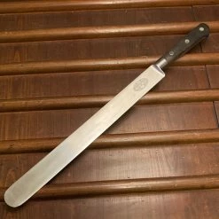 Bernal Cutlery Sabatier Trumpet / Ancien Maison 12” Round Tip Carving Knife Stainless France 1950’s