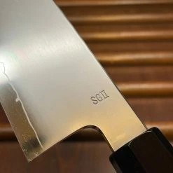 H&K Myojin Riki Sesakusho Myojin Naohito 240mm Gyuto SG2 Stainless Kasumi Teak