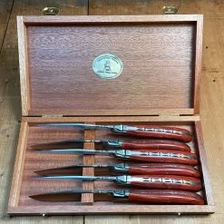 Fontenille Pataud 'Laguiole Steak' - Rosewood - Set Of 6