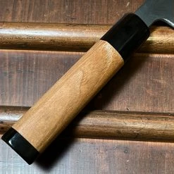 H&K Tsukasa Hinoura 210mm Gyuto Shirogami Warikomi Unryu Suminagashi Double Horn Enju