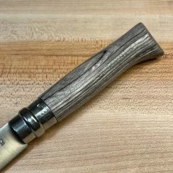 Opinel No.08 Laminated Birch Edition Knives - Grey