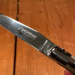 Fontenille Pataud'Laguiole Le Pocket' 10cm Dark Ram Horn Lockback