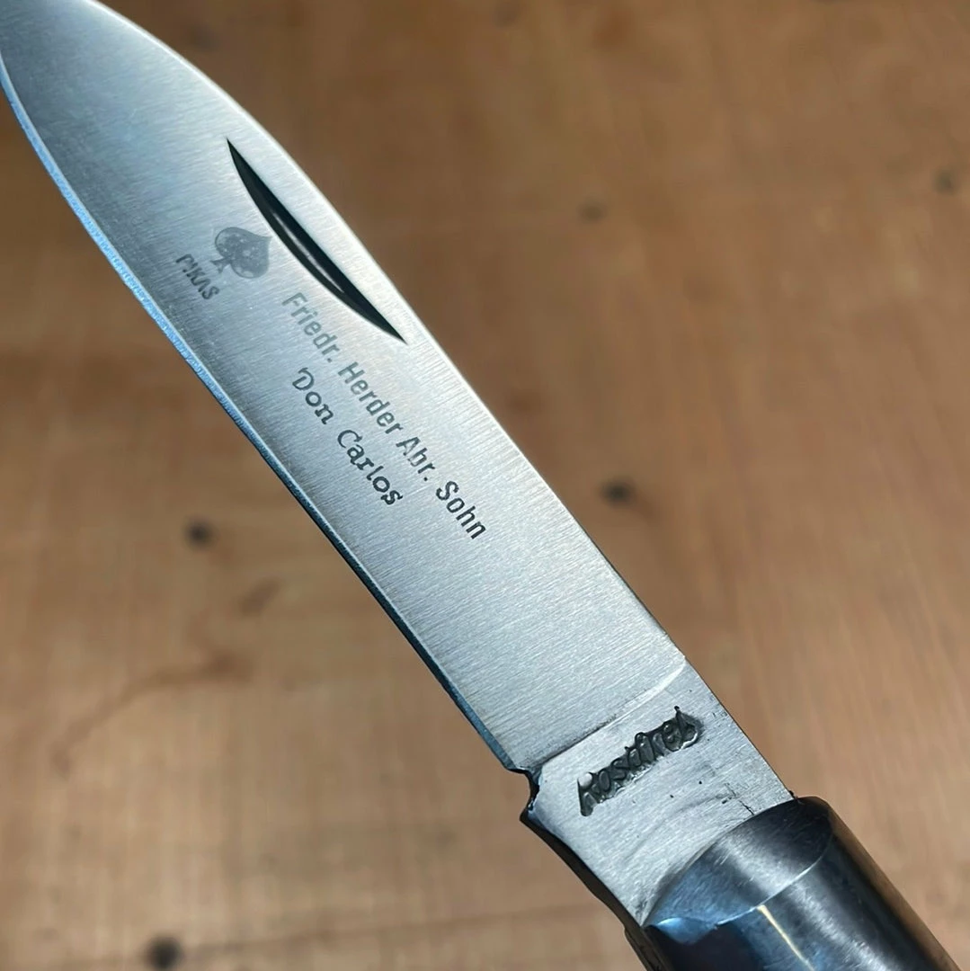 Friedr. Herder Friedr Herder 4 1/8” Jack Knife Stainless Steel Sapele Wood