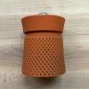 Peugeot Bali Fonte Manual Pepper Mill In Cast Iron Orange 8 Cm
