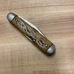 Bernal Cutlery Unmarked 3 3/4” Jack Knife Carbon Steel Bone Hafts