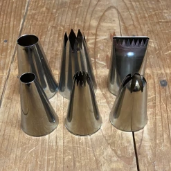Ateco 6 Piece Pastry Tube Set Kitchen Tools