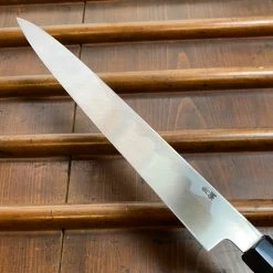 Hitohira Kikuchiyo Manzo 270mm Yanagi Aogami 2 Ho Wood W/ Saya