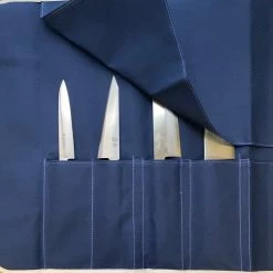 KANDA CO., LTD Canvas Knife Roll - Blue Kitchen Tools