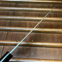 Robert Herder - Windmühlenmesser Tsukasa Hinoura 180mm Nakiri Shirogami Warikomi Unryu Suminagashi Burnt Chestnut Horn