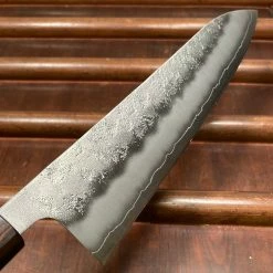 Hitohira Futana S3 210mm Gyuto Ginsanko Nashiji Cherry Wood