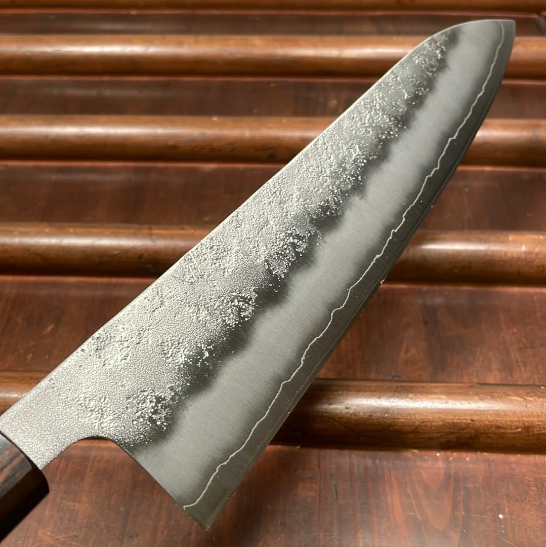 Hitohira Futana S3 210mm Gyuto Ginsanko Nashiji Cherry Wood